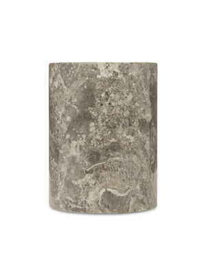tumbler grey marble 10x7.7cm