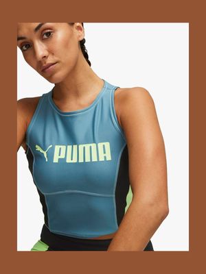 Women's Puma Fit Eversculpt Blue Tank