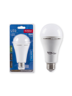 rechargeable E27 LED 9w