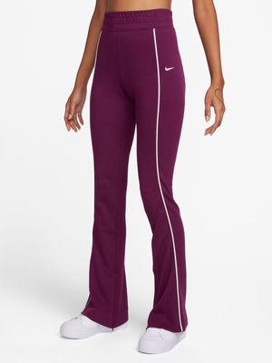 Nike Women's NSW Collection Women's Slit-Hem Bordeaux Trousers