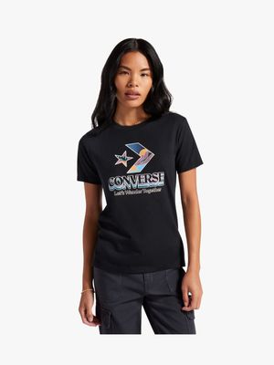 Converse Women's Black T-Shirt