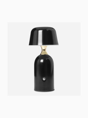 Quirky Rechargeable Table Lamp - Black  26cm