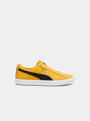 Puma Men's Clyde OG Yellow/Black Sneaker
