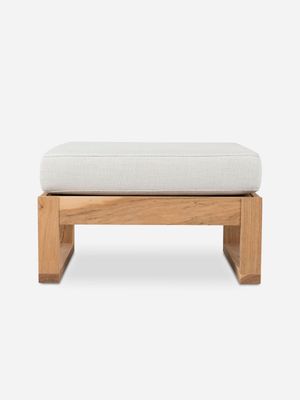 Natural Cabo Ottoman Including Cushion