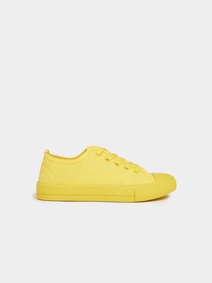 Older Girl's Yellow Sneakers