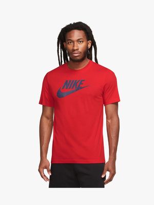 Mens Nike Futra Icon Red/Navy Tee