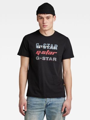 G-Star Men's Triple Logo Black T-Shirt