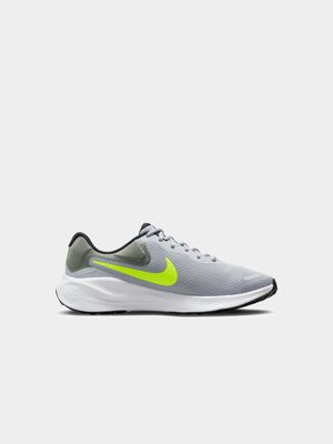 Mens Nike Revolution 7 Grey/Volt Running Shoes