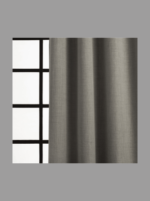 Curtain Eyelet Block-out Melange Grey 265x223