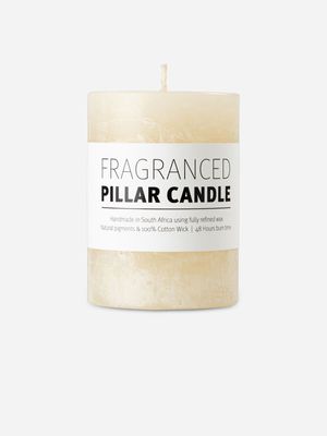 pillar candle vanilla cream 7x10cm