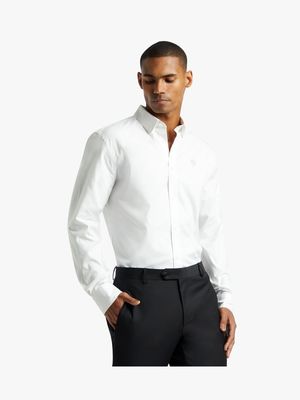 Fabiani Men's Collezione White Oxford Shirt