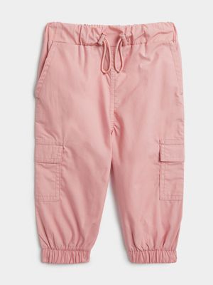 Jet Toddler Girls Pink Cargo Pants