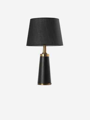 Table Lamp Cone Shape With Black Shade