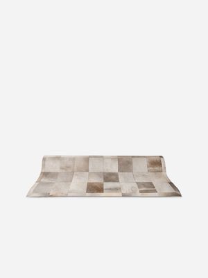 carpet square grey hide 160x220cm