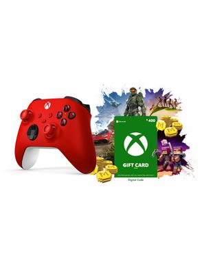 Xbox Pulse Red Controller + R400 Gift Voucher