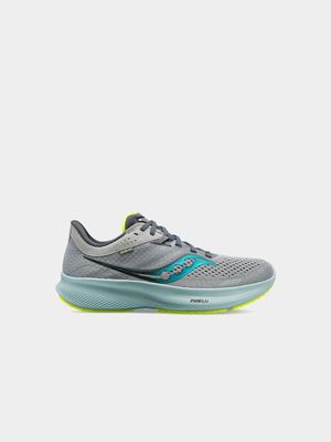 Mens Saucony Ride 16 Charcoal/Blue Running Shoes