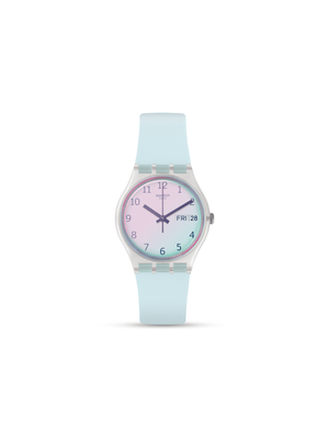 Swatch Ultriciel Light Blue Silicone Watch
