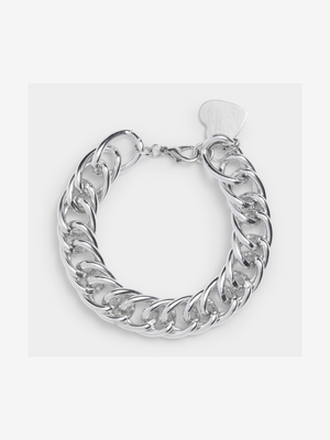 Women's Silver Chain Bracelet