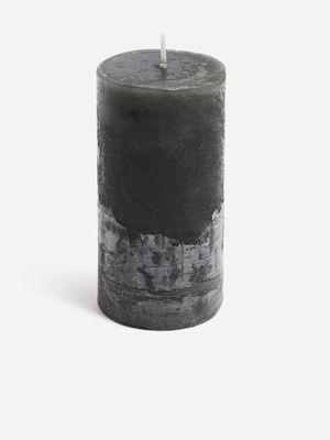 Jet Home Medium Black Scented Pillar Candle