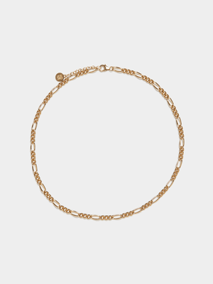 18ct Gold Plated Figaro Chain