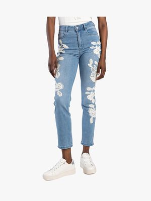 Sissy Boy Axel Embroidered Skinny Jeans