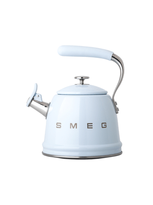 smeg stove top kettle pastel blue 2.3l