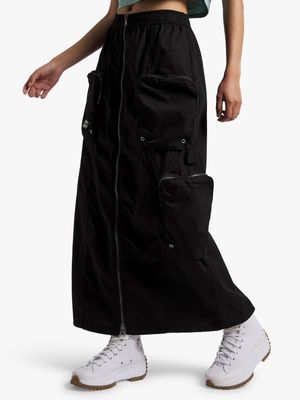 Redbat Women's Black Utility Skirt