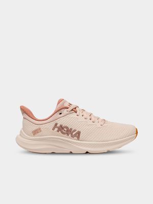 Womens Hoka Solimar Vanilla/Sandstone Running Shoes
