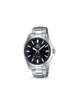 Casio Edifice Black Dial & Silver Tone Bracelet Watch