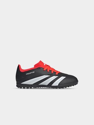 Junior adidas Predator Club Black/Red Turf Boots