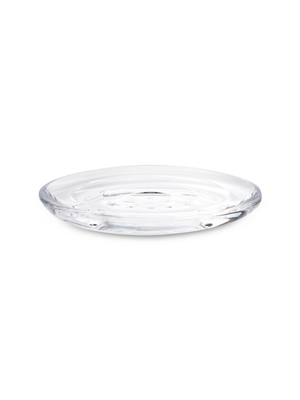 droplet soap dish clear