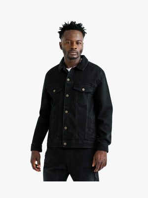 Men's Black Denim Jacket