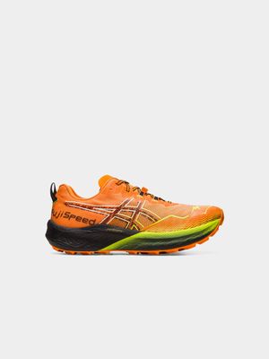 Mens Asics Fuji Speed 2 Bright Orange/Antique Red Trail Running Shoes