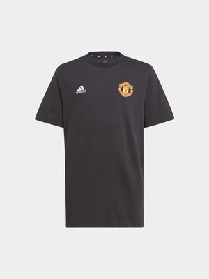 Junior adidas Manchester United FC Black Tee