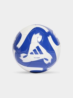 adidas Tiro Club White/Royal Blue Soccer Ball size 4