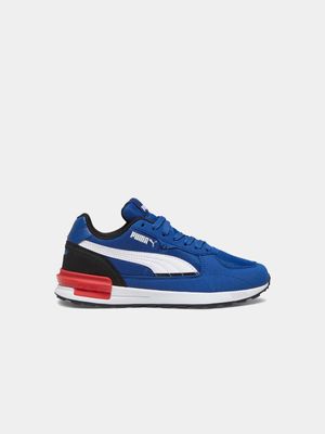 Junior Grade-School Graviton Blue/White/Red Sneakers