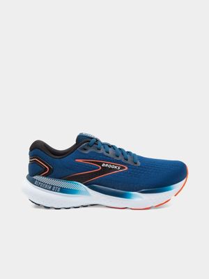 Mens Brooks Glycerin 21 GTS Blue/Orange Running Shoes