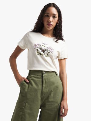 Puma Women's Grow & Flourish Women's Graphic Natural T-shirt