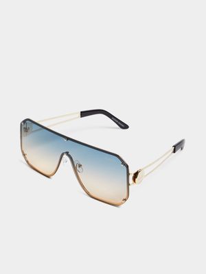 Luella Metal Shield Sunglasses