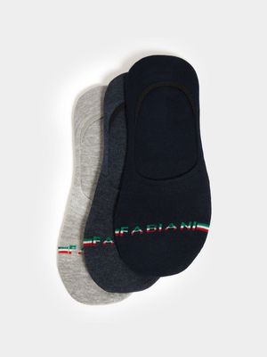 3-Pack Navy Sneaker Socks