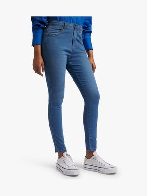 Women's Mid Blue Skinny Jeans