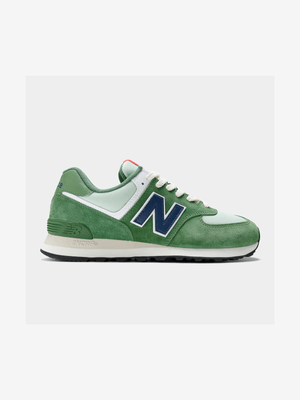 New Balance Men's 574 Green/Navy Sneaker