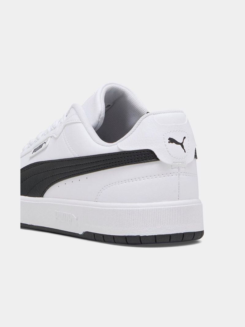 Mens Puma Court Ultra Lite White/Black Sneakers - Bash.com