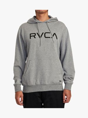 Men's Big RVCA Grey Pullover Hoodie