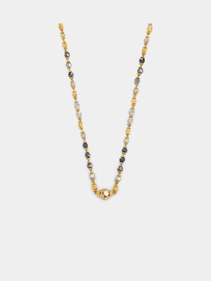 Yellow & White Gold Mangal Sutra Necklace