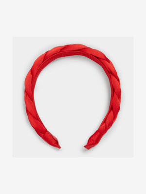 Red Plated Alice Band