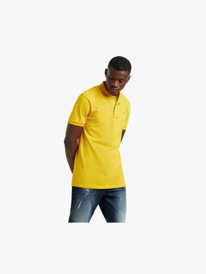 G-Star Yellow Dunda Polo Shirt