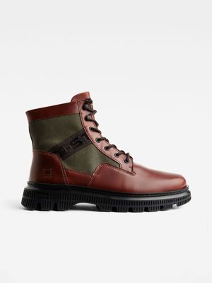 G-Star Men's Vetar II High Leather Multicolour Boots