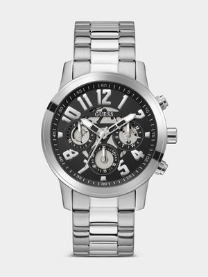 Guess Parker Multi Dial Silver Plated Bracelet Watch