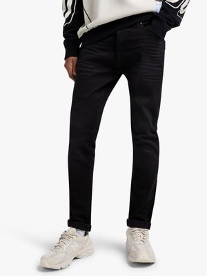 Redbat Men's Black Wash Skinny Jeans